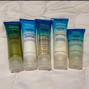 🐚 set 5 Disney NWT H2O+ beauty Aulani spa resort hair body lotion foot travel